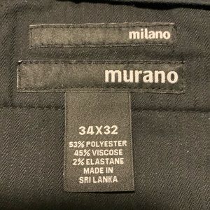 Murano Milano 34x32 black dress pants